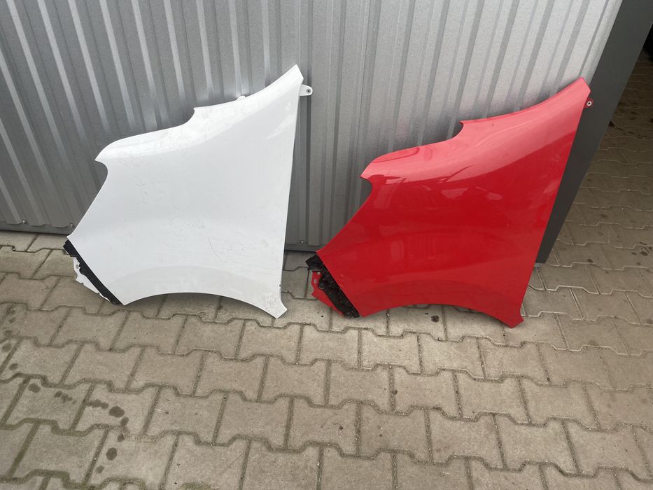 Blotnik lewy przód przedni bialy czerwony Master IV 19-