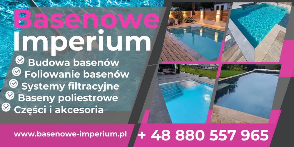 Foliowanie i budowa BASENÓW ogrodowych