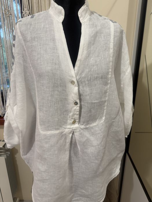 Lniana bluzka wloska cudo