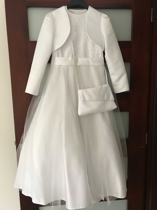 sukienka komunijna + dodatki