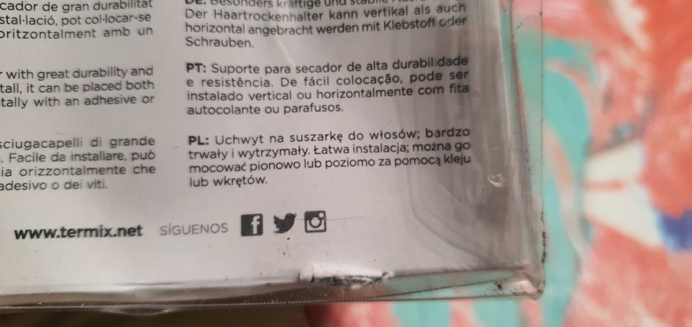 Wieszał na suszarkę