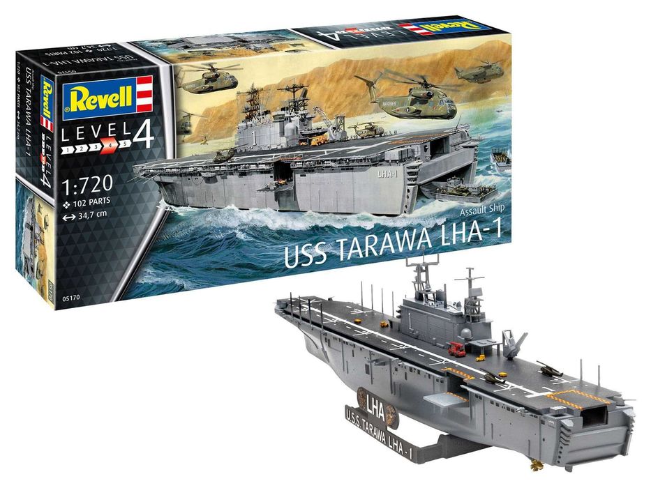 Revell 05170 Assault Ship USS Tarawa LHA-1 - model do sklejania