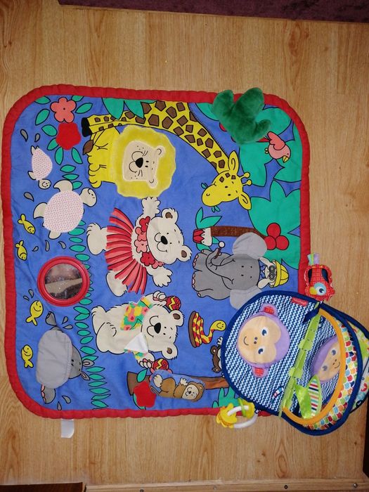 Детский развивающий розвиваючий килим iгровий килимок игровой коврик