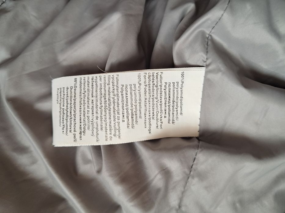 Kurtka na  naturalnym pierzu S