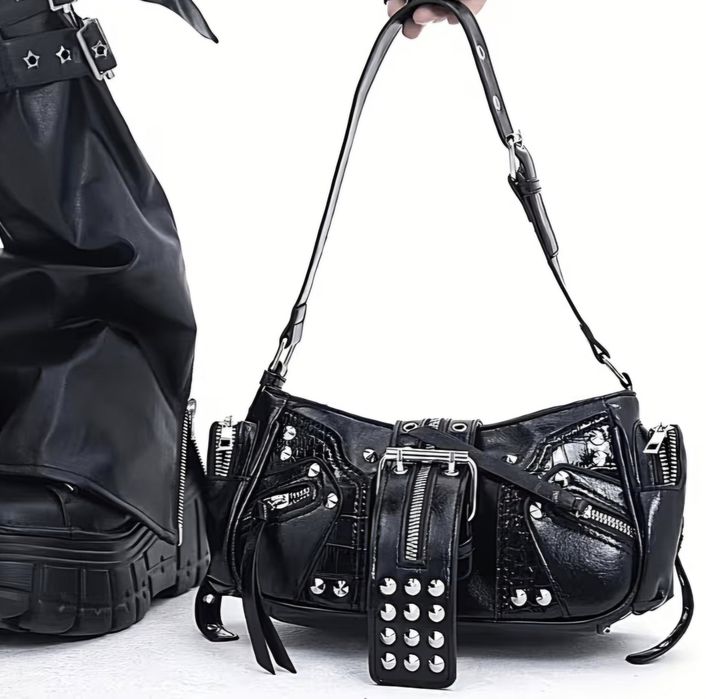 сумка y2k Balenciaga сумка черная drip opium опиум sk8