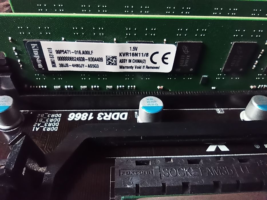 Комплект, AMD fx-8120 8 ядер, 16 Гб