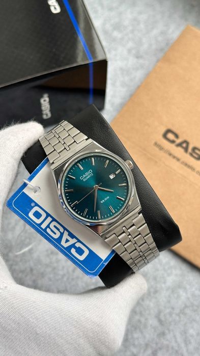 Годинник Casio MTP-VC01 Silver/Blue | Часы касио B-145 | касыо A159 AQ