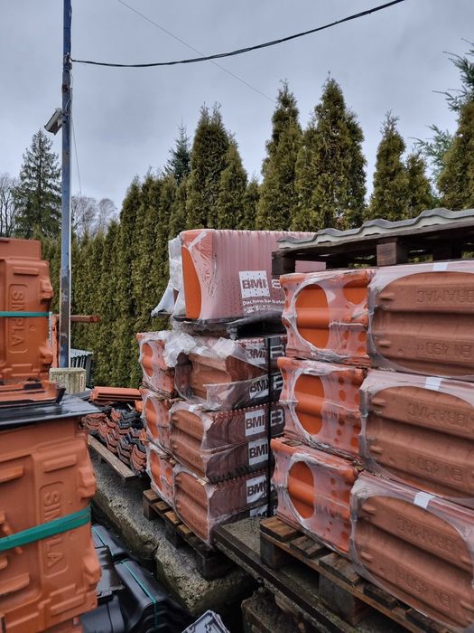 Dachówka betonowa Braas Romańska Cisar ceglasty Bramac