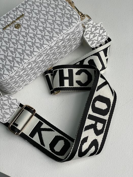 Жіноча сумка michael kors кроссбоди Люкс женская сумка клатч МК біла