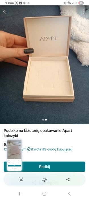 Apart pudełko opakowanie box prezent