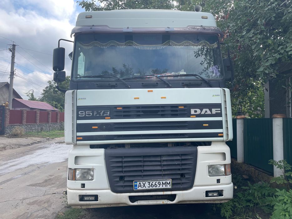 Даф хф 95 вс прицепом хорошем состоянии