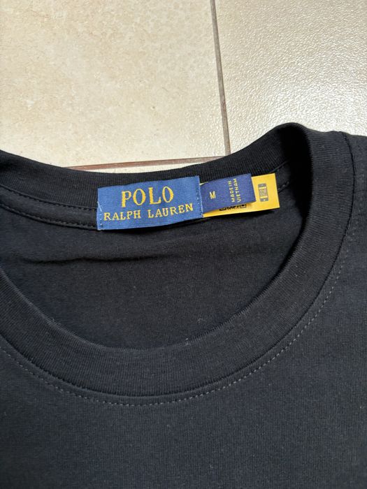 Czarna koszulka polo ralph lauren