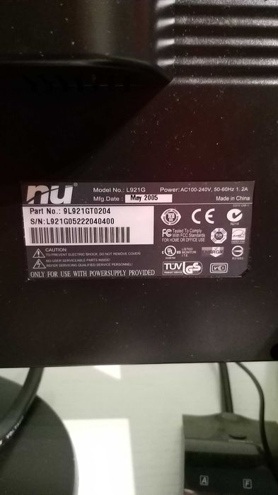 monitor NU L921G