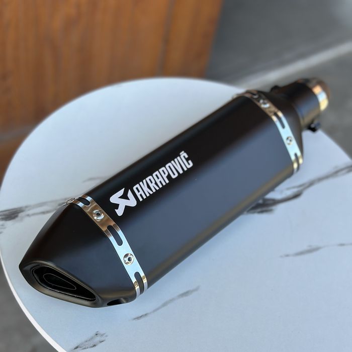 Прямоток Akrapovic для мотоцикла / + подарунок / мото прямоток