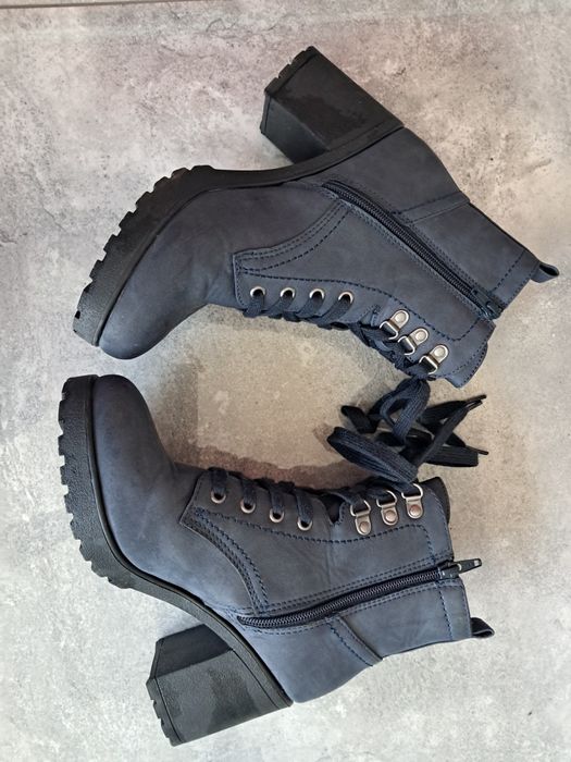 Botki 38 Esmara granat