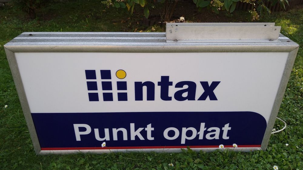 Szyld kaseton baner reklamowy podświetlany