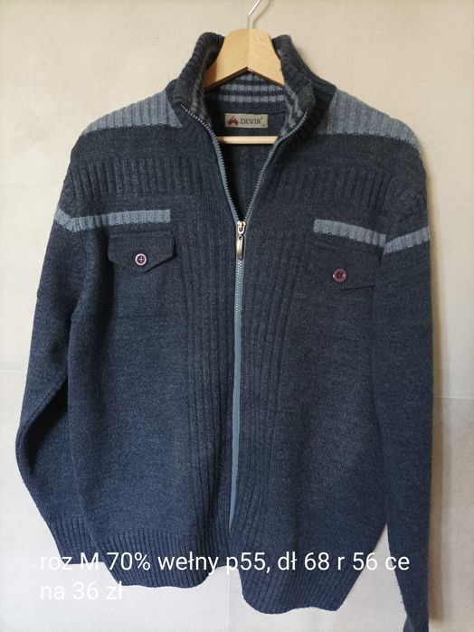 Sweter wełniany 70% welny