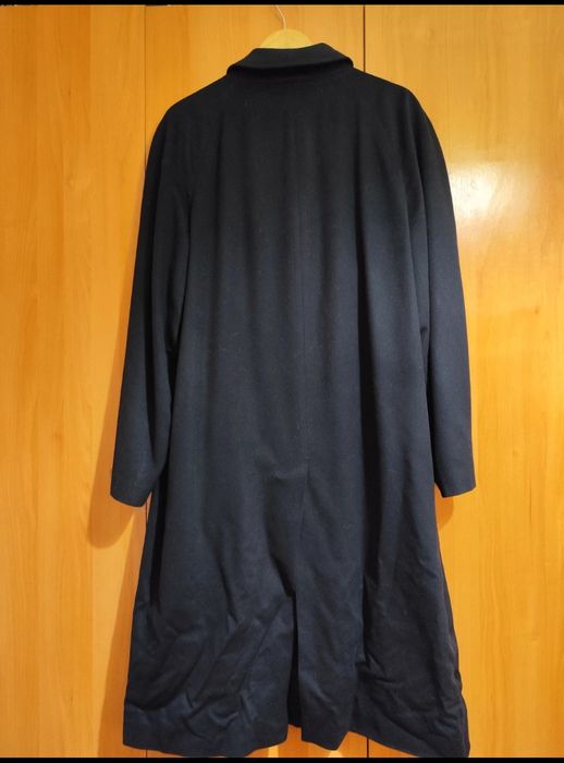 Sobretudo preto alfaiate Lourenço Santos 1999