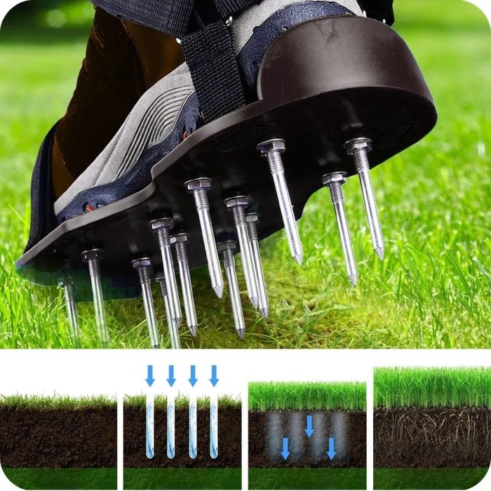 Сандалі аератор скарифікатор для газону гурт дроп