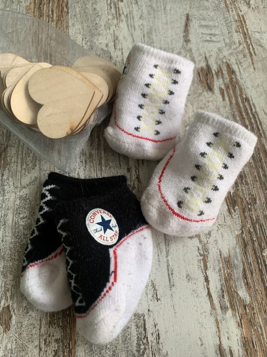 Skarpetki stopki Converse 2 pary