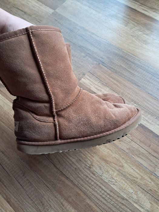 Ugg Classic short II 40 Australia uggi śniegowce skórzane brązowe zima