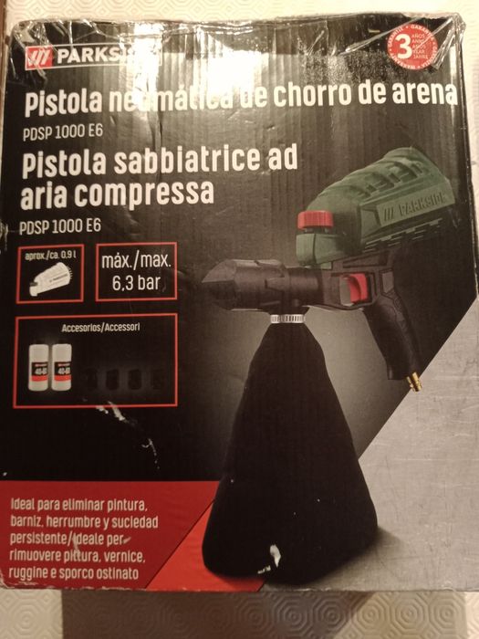 Pistola de jato de areira comprimido PARKSIDE