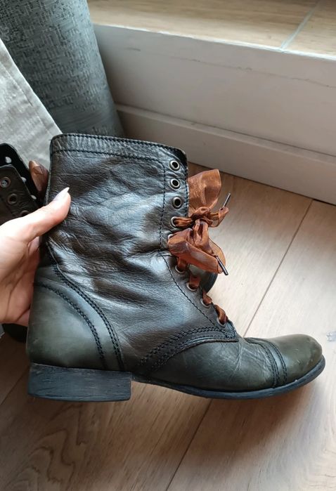 Buty w stylu boho ze skóry naturalnej y2k avant garde