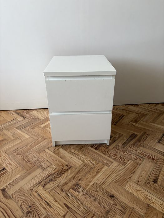 Mesa Ikea branca 2 gavetas