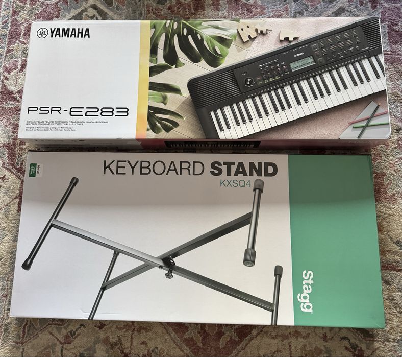 Teclado Yamaha PSR-E283 Com Suporte