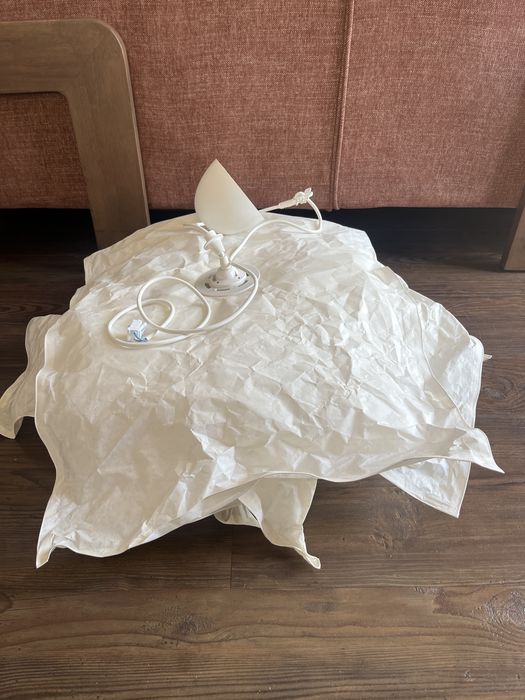 Lampa IKEA Krusning papierowa chmurka