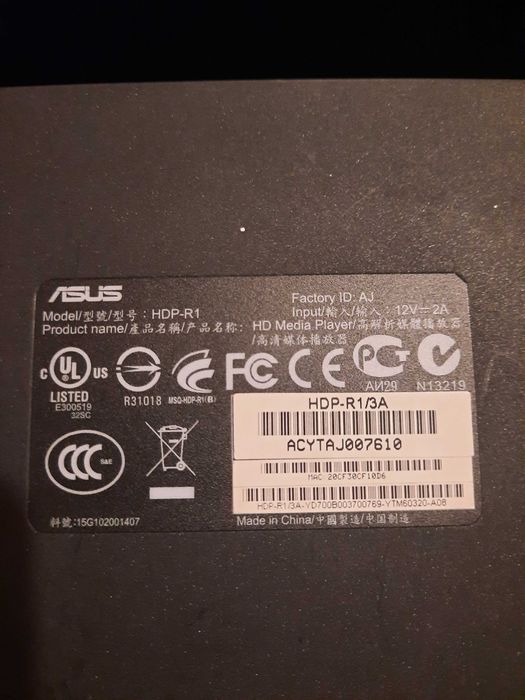 Leitor Multimedia Asus Oi play HDP-R1