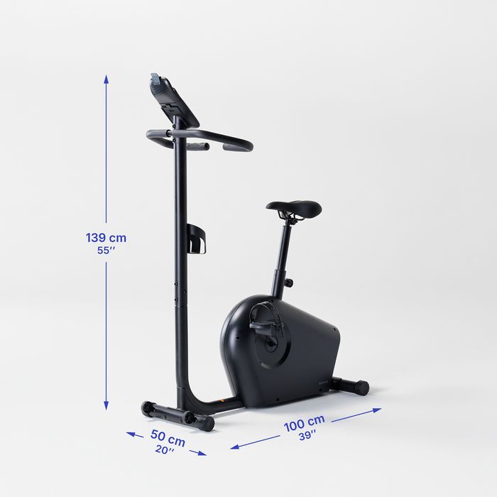 Bicicleta estática com resistência motorizada, EB140 B, garantia
