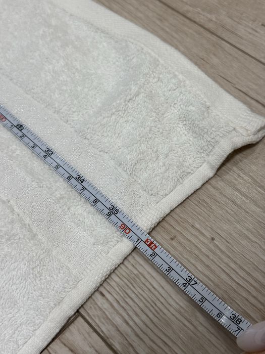 НОВОЕ банное полотенце в молочном цвете 100% хлопок