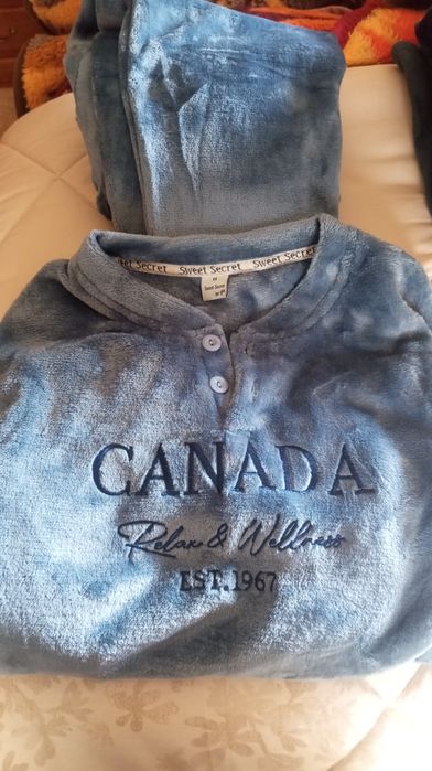 Pijama polar novo sem uso M/L