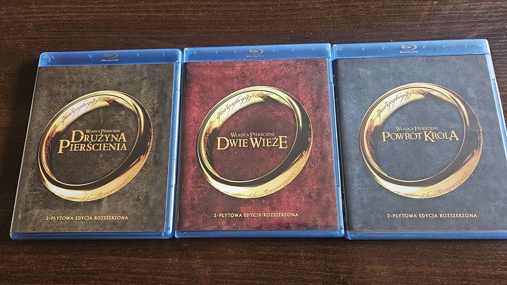 Trylogia Władca Pierścieni (wersja/edycja rozszerzona) blu ray
