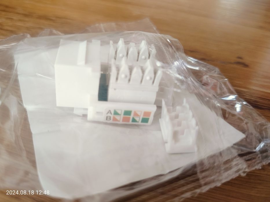 Gniazdo keystone rj45 5e
