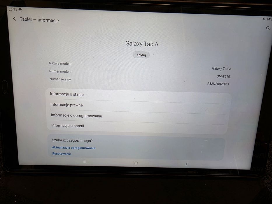 Tablet Samsung Galaxy Tab A 10.1