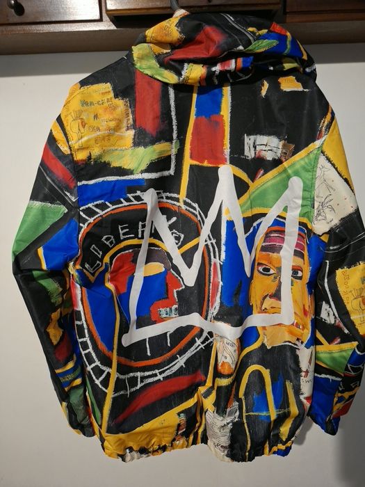 Casaco Windbreaker Members Only x Jean-Michel Basquiat (Tam. M) - Como Novo
