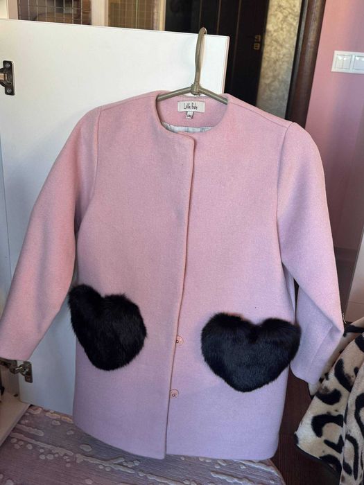 Дитяче пальто на 9-11 рокiв