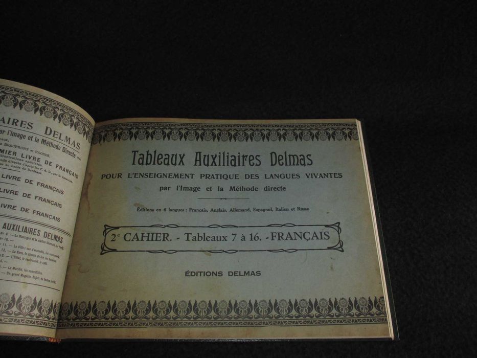 Livro Tableaux Auxiliaires Delmas Langues Vivantes