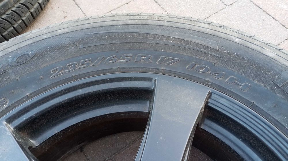 ALU 5x112 235/60/17 Pirelli 235/65R17 102V Scorpion Zero Lato 7,4mm