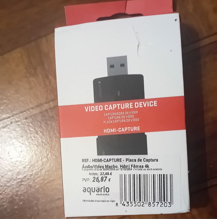 Vendo placa de captura de vídeo e áudio HDMI para USB (HDMI-CAPTURE),