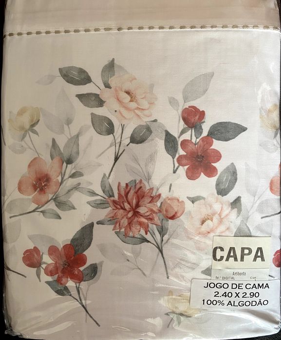 Jogo de Cama Novo (240 x 290 cm)