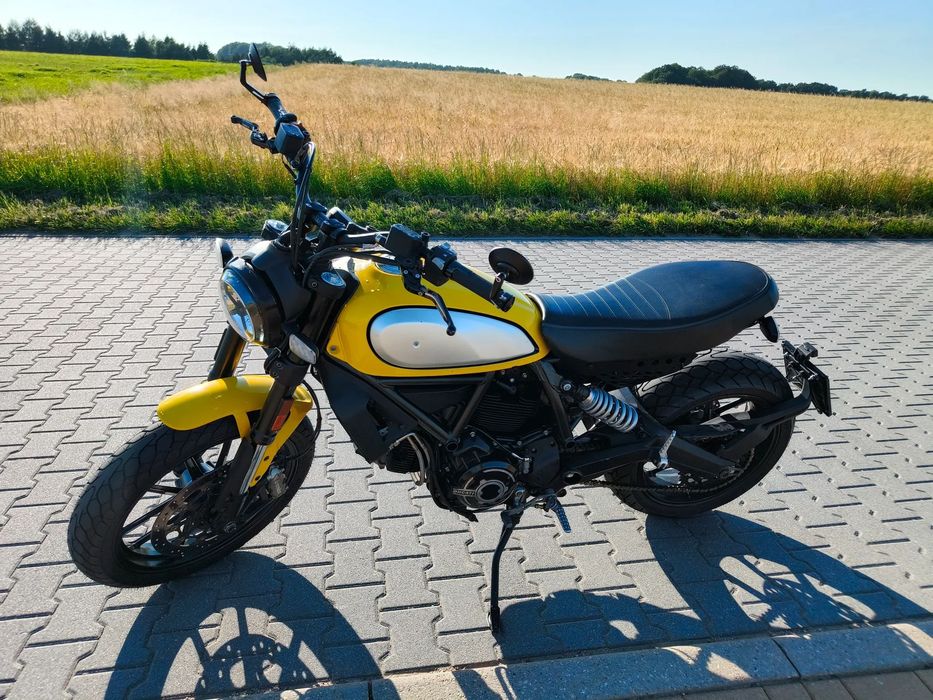Ducati Scrambler Wersja Icon, bezwypadkowy, po pełnym serwisie, polski salon, FV 23%