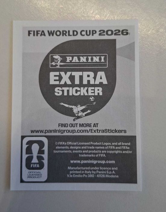 Fifa mundial 2026 panini Christian Pulisic Extra Sticker