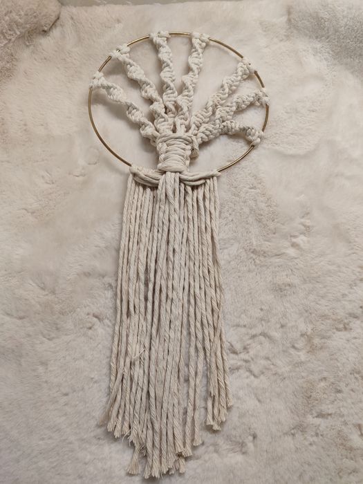 Painel decorativo macramé