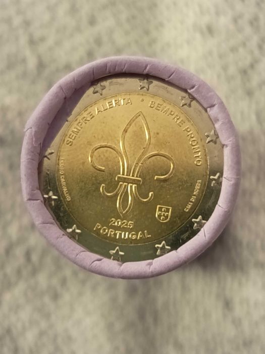 Rolo de moedas de 2€ Sempre Alerta Sempre Pronto 2025
