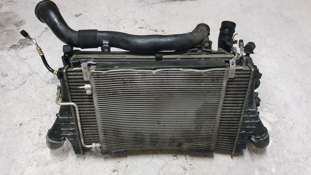 Chlodnica rezystor wentylator komplet z30dt 3.0 184 km opel vectra c