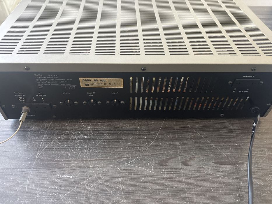 Sprzedam amplituner vintage saba rs 930