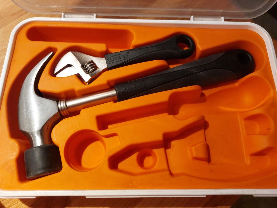 Narzedziówka Ikea młotek wkrety vorel komplet